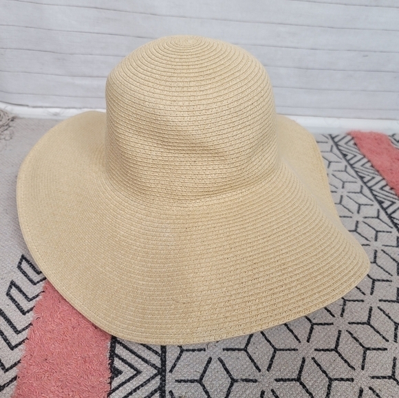J.CREW WIDE BRIM PAPER STRAW HAT - Picture 4 of 11